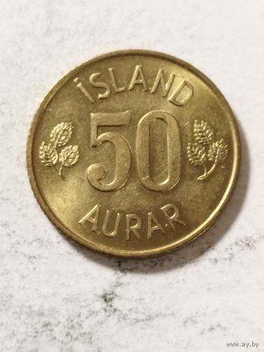 Исландия 50 аурар 1974