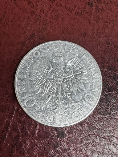 10 злотых Ядвига 1932