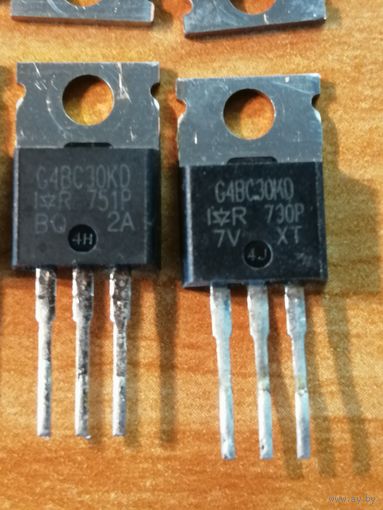 Транзистор IGBT -- IRG4BC30DK,  б/у НО все рабочие, в ТУ, 10 шт.