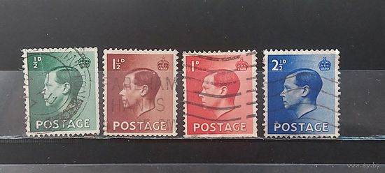 РАСПРОДАЖА. ВЕЛИКОБРИТАНИЯ 1936г. Полная серия. Гаш.