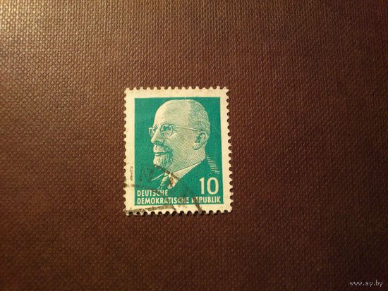 Германия. ГДР 1961 г. Председатель Государственного совета Вальтер Ульбрихт .