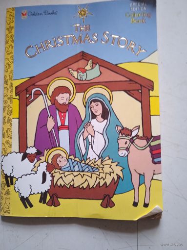 THE CHRISTMAS sTORY/КНИЖКА РАССКРАСКА НА АНГЛИЙСКОМ ЯЗЫКЕ