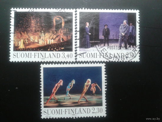 Финляндия 1993 опера, марки из блока