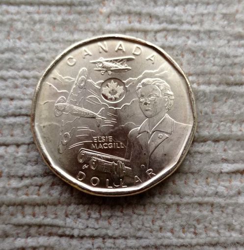 Werty71 Канада 1 доллар 2023 г Авиаинженер Элси МакГилл Самолёт 70 лет 1952 2022