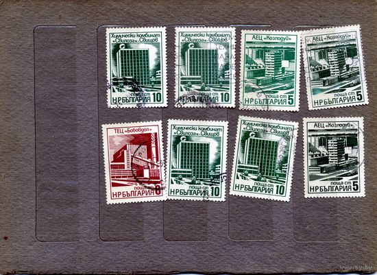 Болгария, 1976,  АРХИТЕКТУРА,  СБОРКА,  8м  по 5 коп шт