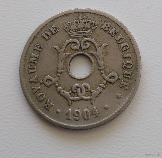 Бельгия 10 сентимов 1904
