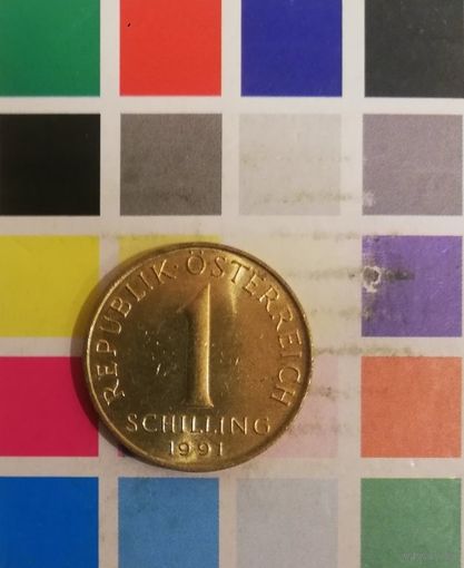 Австрия 1 шиллинг 1991
