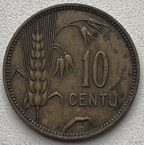 Литва 10 центов 1925 г.