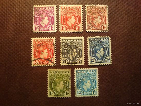 Британская Нигерия 1938/44 гг.Король Георг -VI ./43а/
