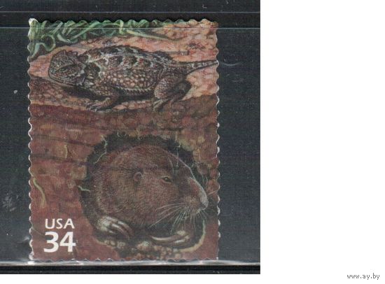 США-2001 (Мих.3457) ,  гаш., Фауна,