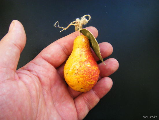 ГРУША папье маше  50-е годы. Из СССР.