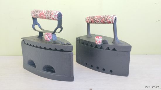 Утюг угольный с орнаментом