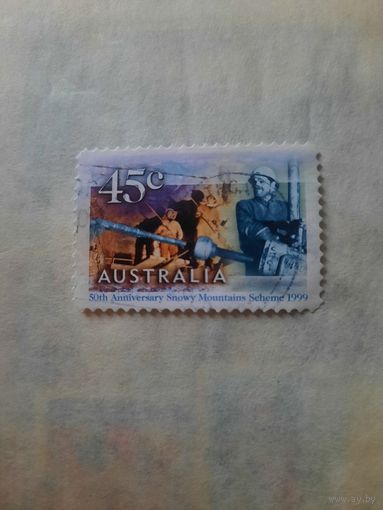 Австралия 1999. 50 годовщина Snowy Mountains Seheme