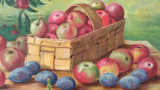 Натюрморт со сливами