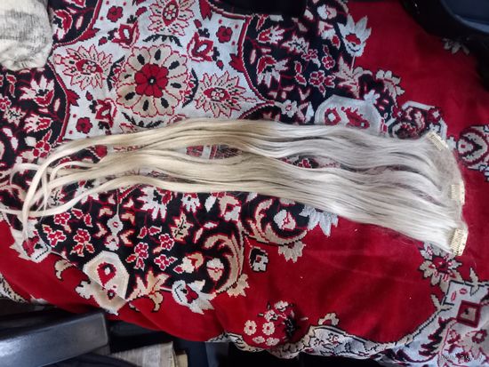 Волосы накладные парик косичка (6)