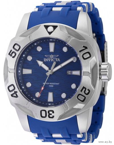 Часы дайверские Invicta Sea Spider, новые, большие D=55 мм, браслет. Новый тип люминисцентного покрытия.