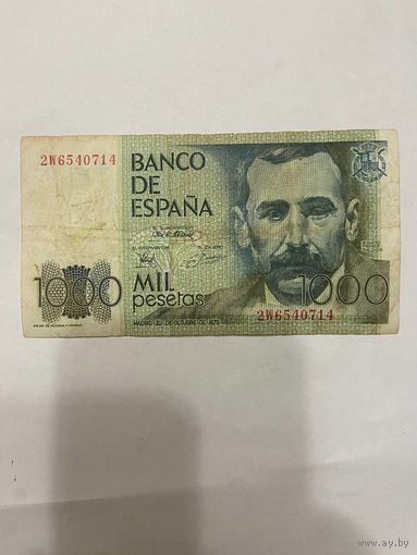 Испания 1000 песет 1979 год.-0901