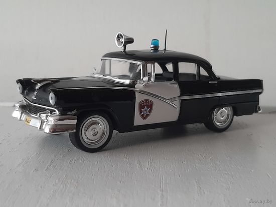 FORD FAIRLANE TOWN SEDAN 1956. Полиция Детройта, США. 1/43. Полицейские машины мира.