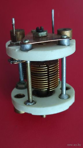 Конденсатор переменной емкости КПЕ с армейского радиоприемника серии Р-250/М/М2