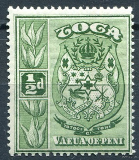 Тонга 1942 ** Герб марка из серии  Британские колонии.