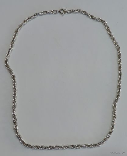 Цепочка 925 пр. Длина 46 см. Вес 11.8 гр.