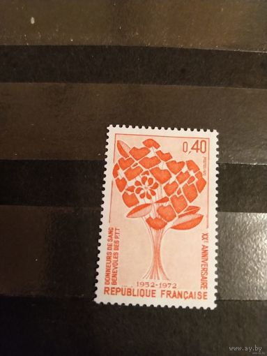 1972 Франция искусство культура чистая клей MNH** выпускалась одиночкой (1-12)