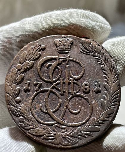 5 копеек 1781 ЕМ без МЦ.Кладовая.Состояние!