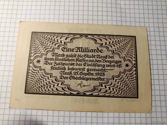 Германия 1 миллиард марок(10)