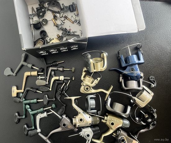 8 шт рыболовных катушек на запчасти