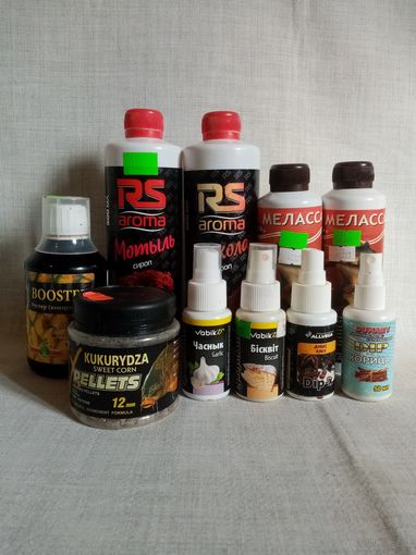 Прикорм и ароматизаторы для рыбалки одним лотом, просрочка