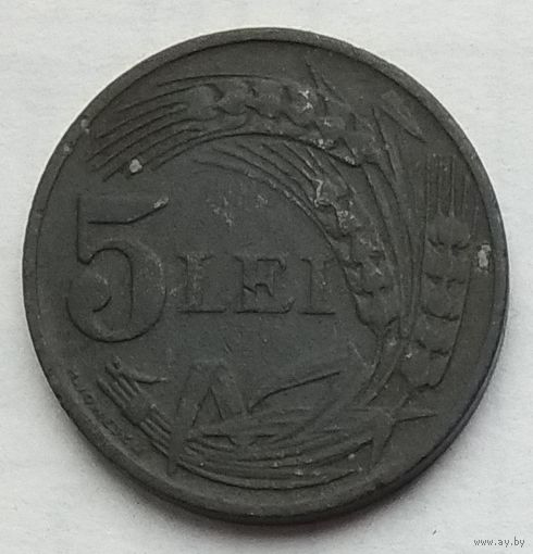 Румыния 5 лей 1942 г.