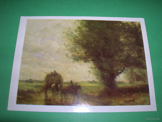 Живопись Коро Воз сена чистая