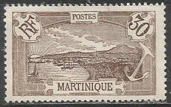 Мартиника. Фор-де-Франс. Столица. 1922г. Mi#90.