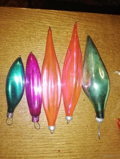 Елочная игрушка сосулька ссср