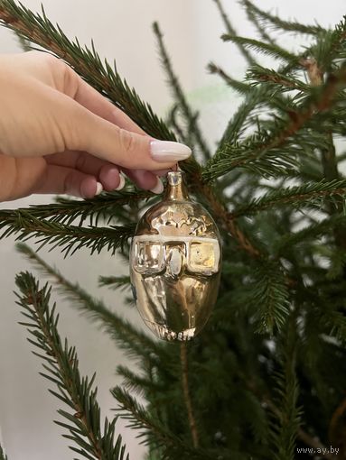 Елочная игрушка Сова СССР