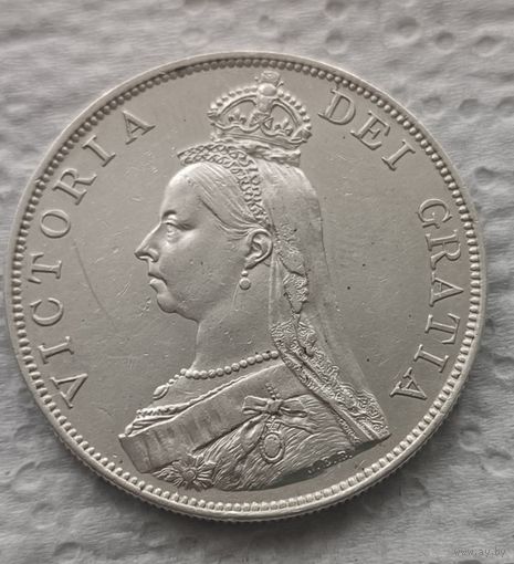 Великобритания 4 шиллинга 1889 с блеском