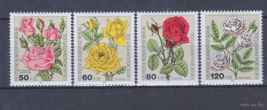 [12] Германия,Западный Берлин 1982. Флора.Цветы.Розы. СЕРИЯ MNH