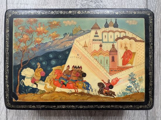 Шкатулка Мстера СССР размер 10/15