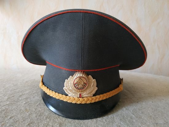 Фуражка офицерская повседневная МВД РБ. Размер - 54.(2).