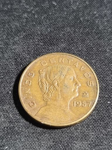 Мексика 5 сентаво 1957