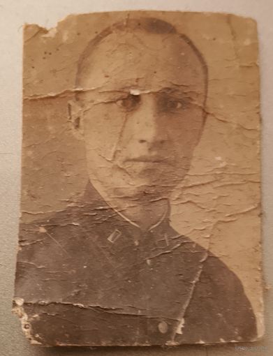 Довоенная фотография военного РККА