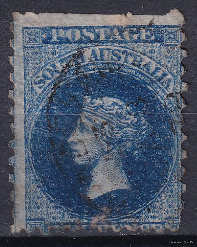 167.Aust. Великобритания. Австралийские штаты. Южная Австралия. Виктория. Стандарт. 1868 г. 6p. Mi.#30.