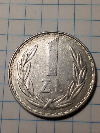 1 злотый Польша 1978 год