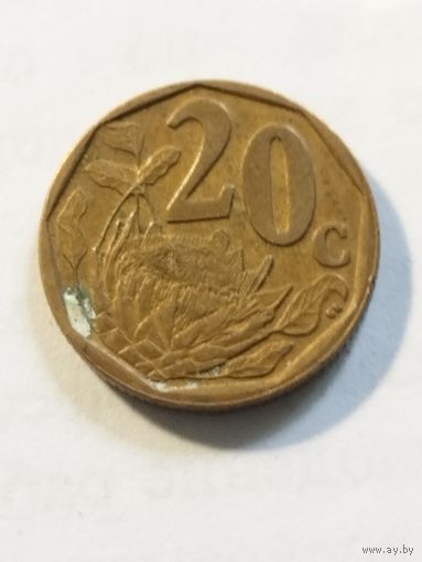 ЮАР 20 центов 2004