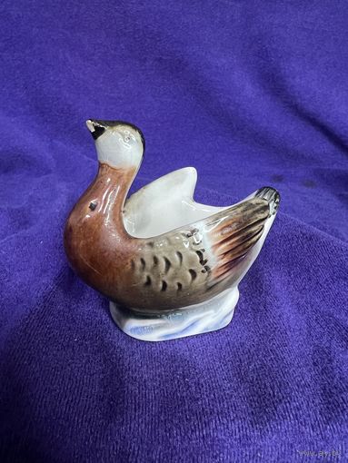 Пашотница солонка утка фарфор ссср