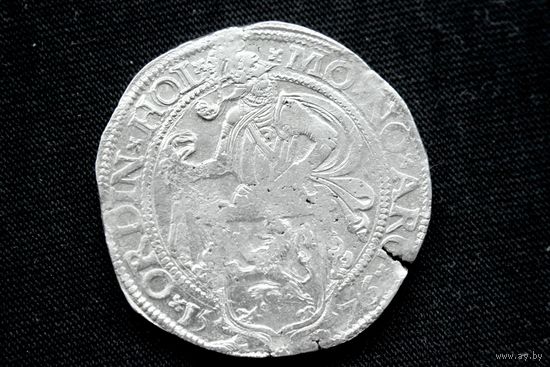 Талер (лёвик) 1576 г. Голландия, Пауль Буй. Штемпельный блеск!
