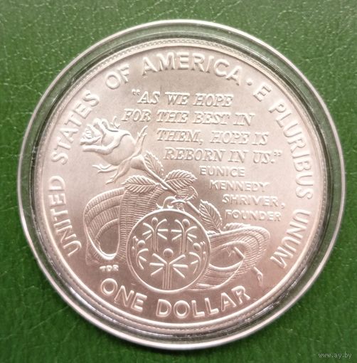 США 1 доллар 1995 W. Специальные ОИ. BUnc. Нечастая. Тир. 89301