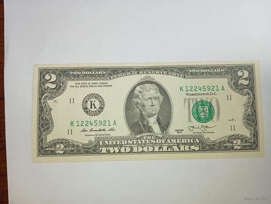 США 2 доллара 2013 года штат Даллас .