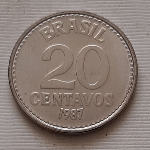 20 сентаво 1987 г. Бразилия