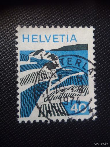 Швейцария. Стандарт. 1973г. гашеная